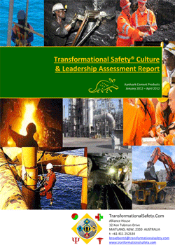 Transformational Safety Culture Report Cover Page